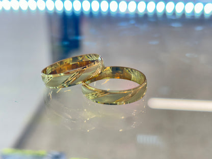 Argolla oro10k diagonal 5