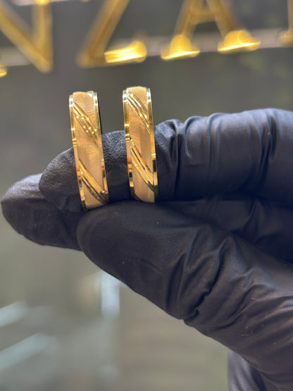 Argolla oro10k diagonal 5