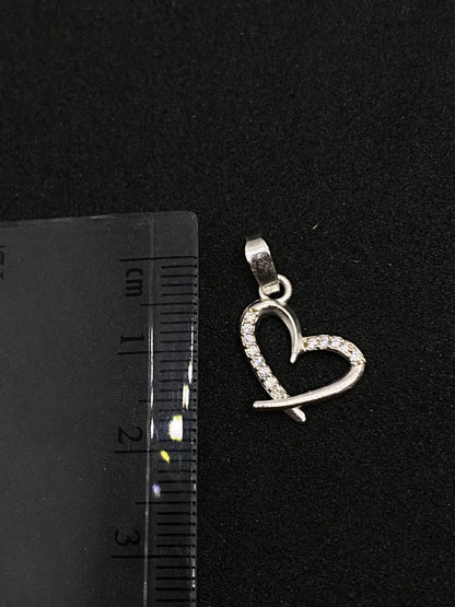 Dije corazón plata 925