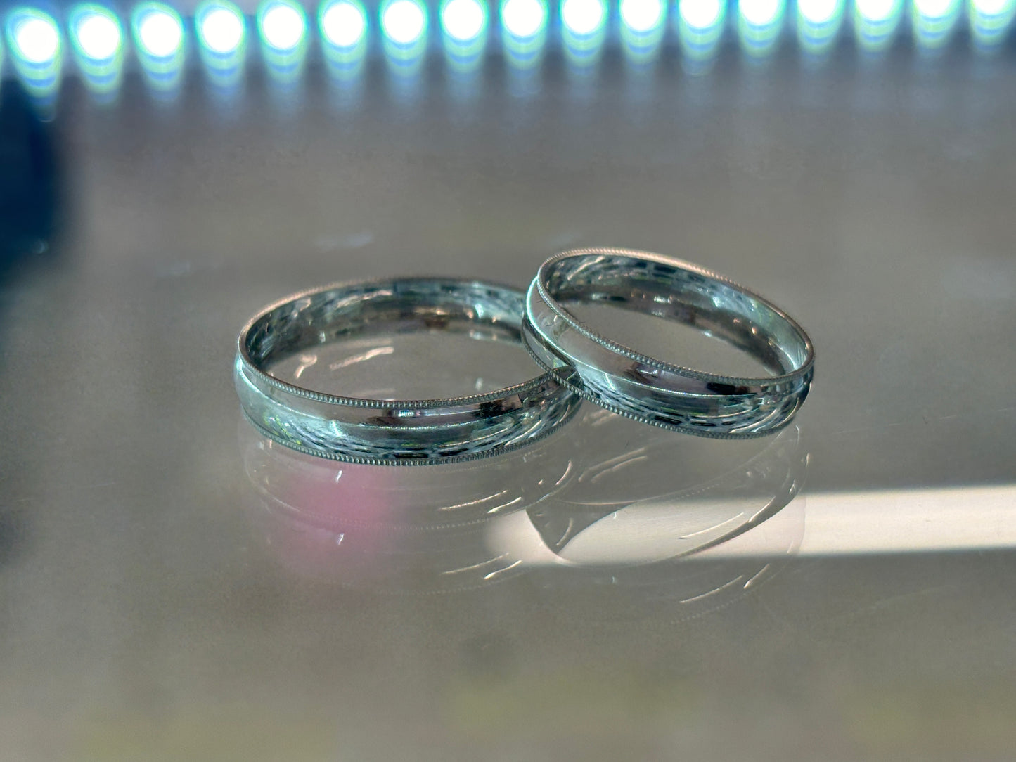 Argolla oro10k lisa c carrucha bco