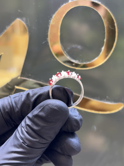 Anillo churumbela plata