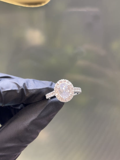 Anillo plata 925 oval