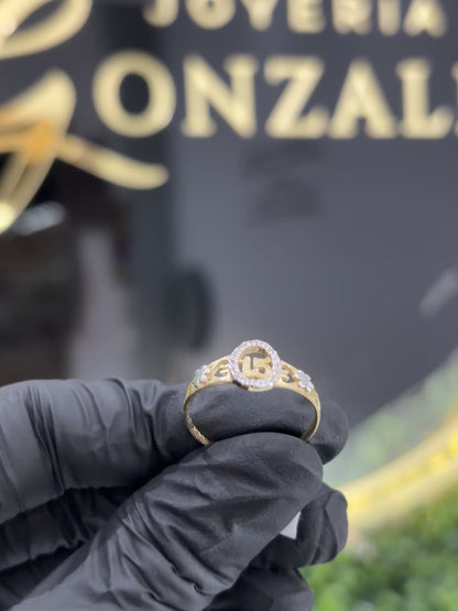 Anillo oro 10k