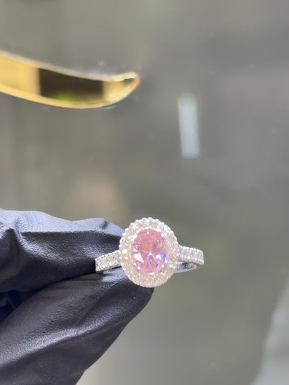 Anillo plata 925 oval